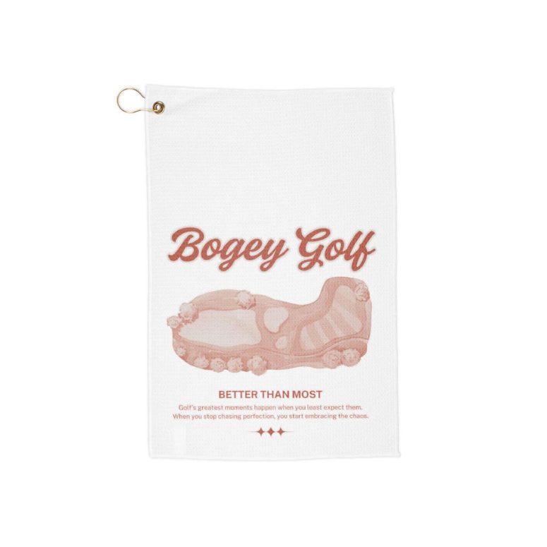 Bogey Golf Towel - Perfect Gift for Golf Enthusiasts, Sports Accessories, Fun Golfing Gear, Unique Golf Towels, Golfer Must-Have
