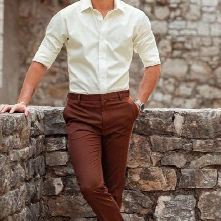 Stylish Pant Shirt Set for Young Men Casual and Party Wear Modern and Comfortable Look
