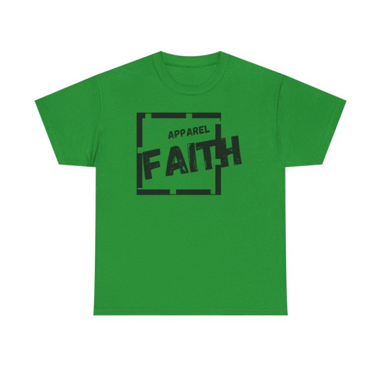 Faith Unisex Heavy Cotton Tee - Inspirational Apparel for Everyday Wear